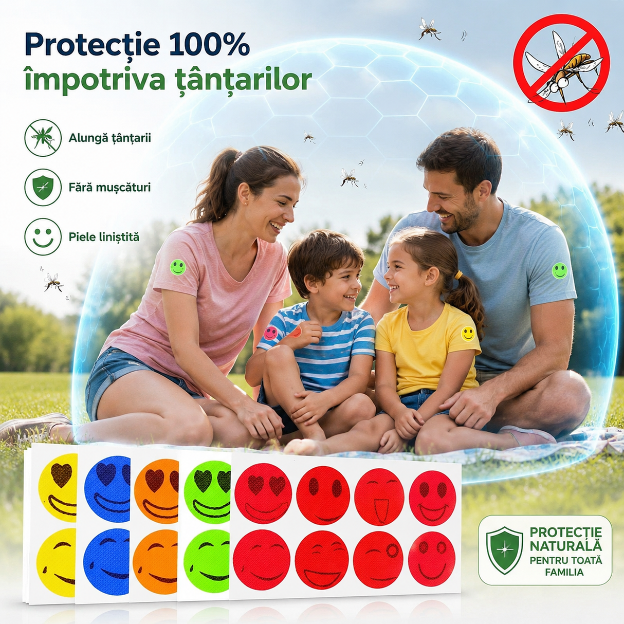Stickere Anti Țânțari - BugBye™