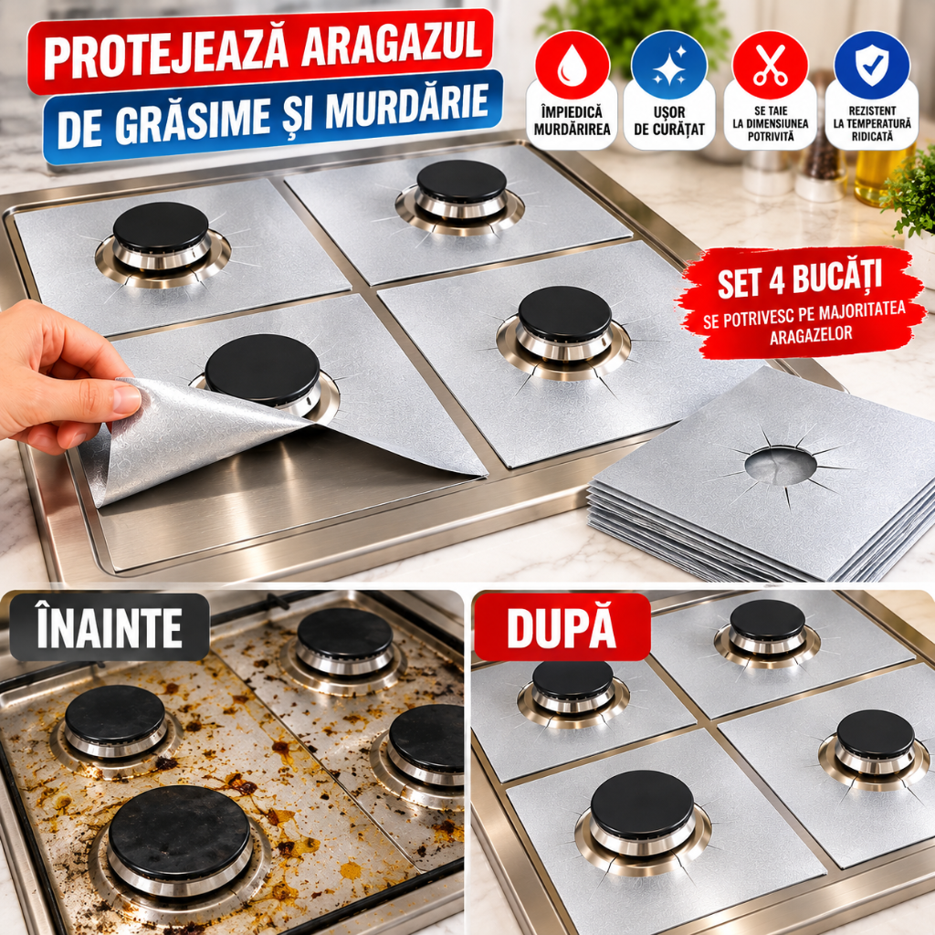 Folii de protecție pentru aragaz - TefloSafe™